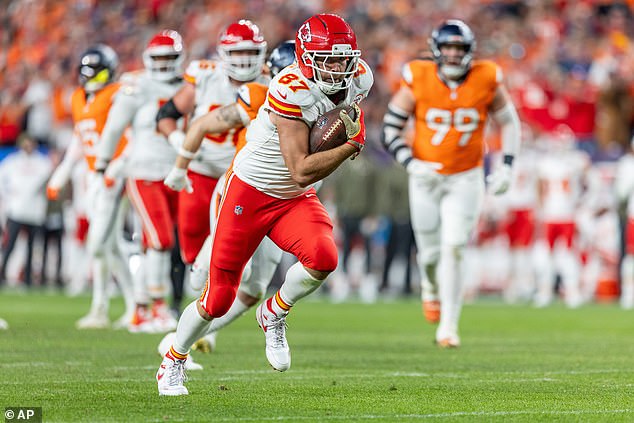 Travis Kelce and the Kansas City Chiefs slumped to 5-5 after the divisional defeat