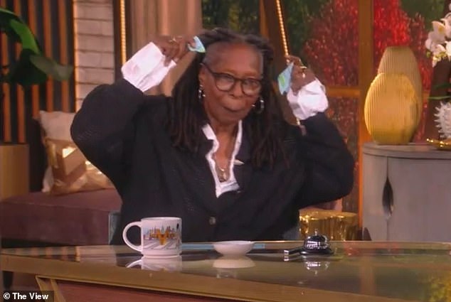 Goldberg responded to the note by ripping it up