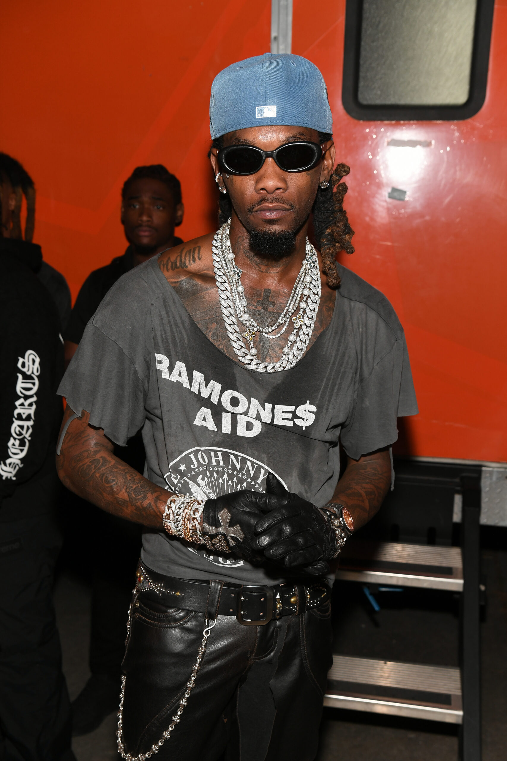 Offset backstage at Revolt World before deactivating his Instagram amid public drama with Cardi B.