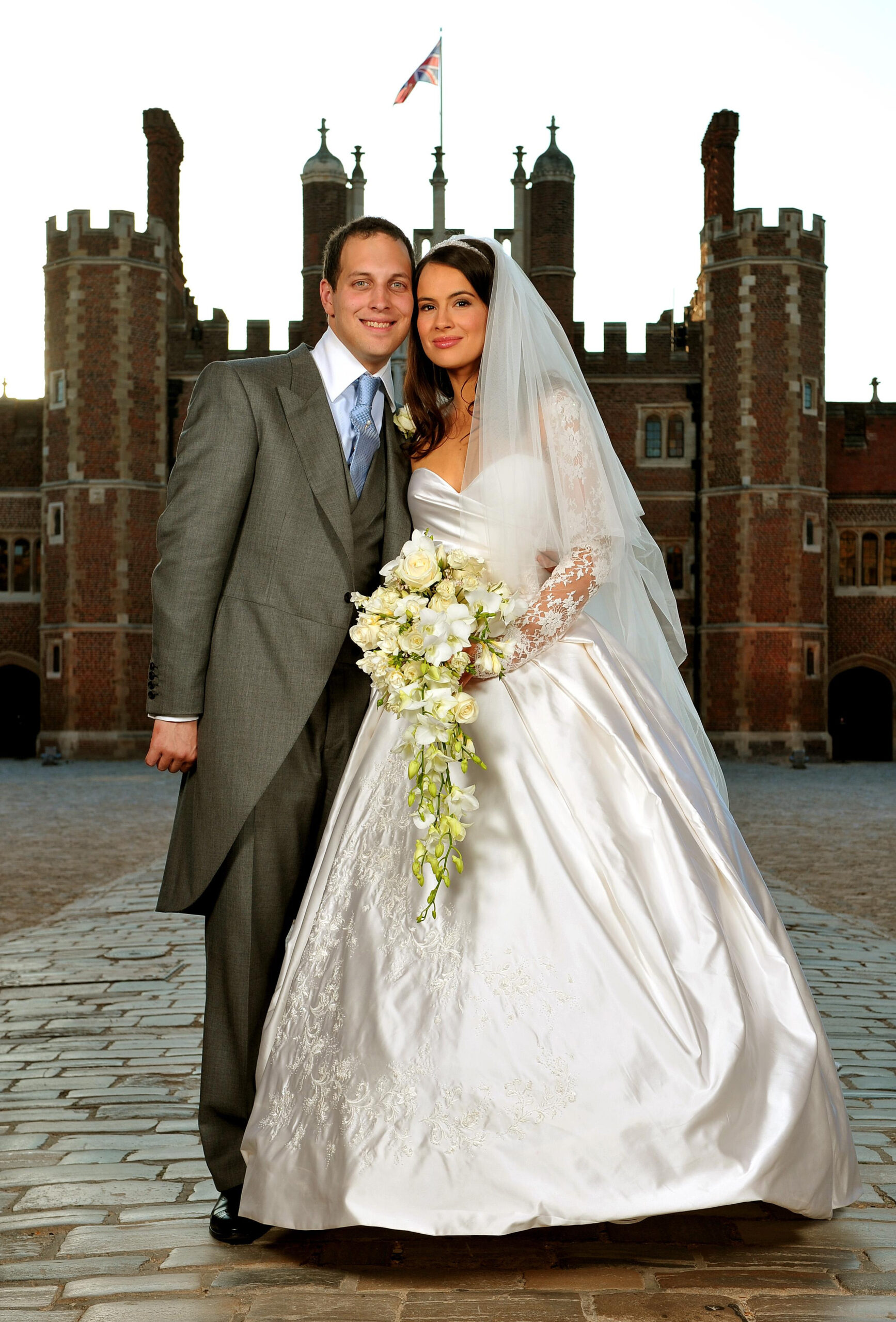 Sophie Winkleman (Lady Frederick Windsor) and Lord Frederick Windsor on their wedding day in 2009