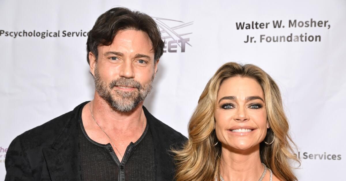Graphic shared on X about Denise Richards being granted a five-year restraining order against Aaron Phypers.