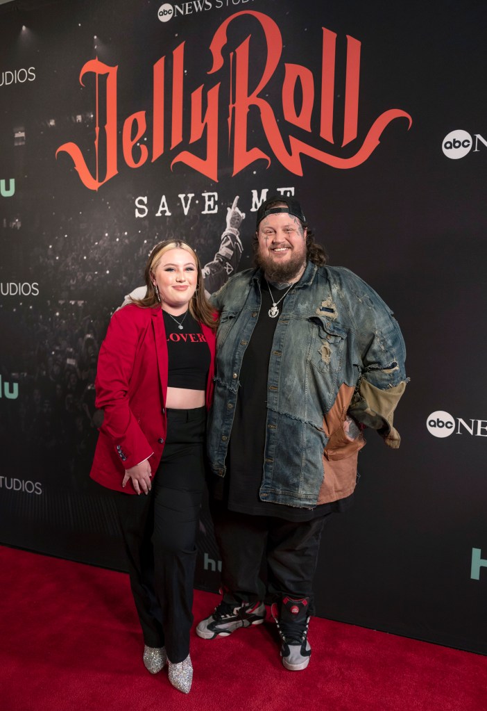 Jelly Roll and Bailee Ann at the Stagecoach Festival.
