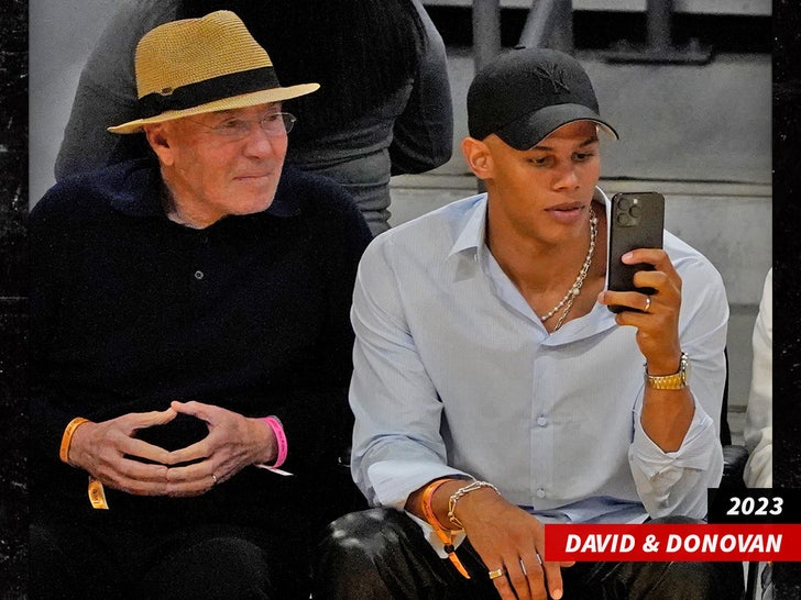 David Geffen and David Armstrong (aka Donovan Michaels) photographed together (Splash News)