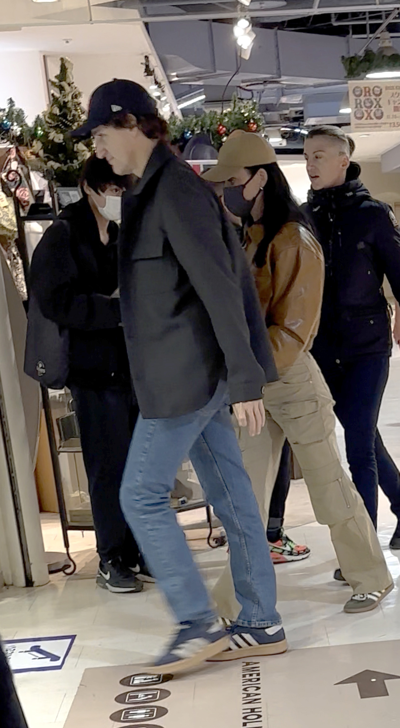 Katy Perry and Justin Trudeau holding hands in Tokyo.