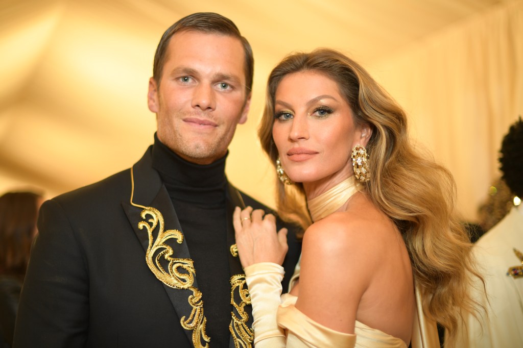 Tom Brady and Gisele Bundchen attend the Met Gala during their marriage.