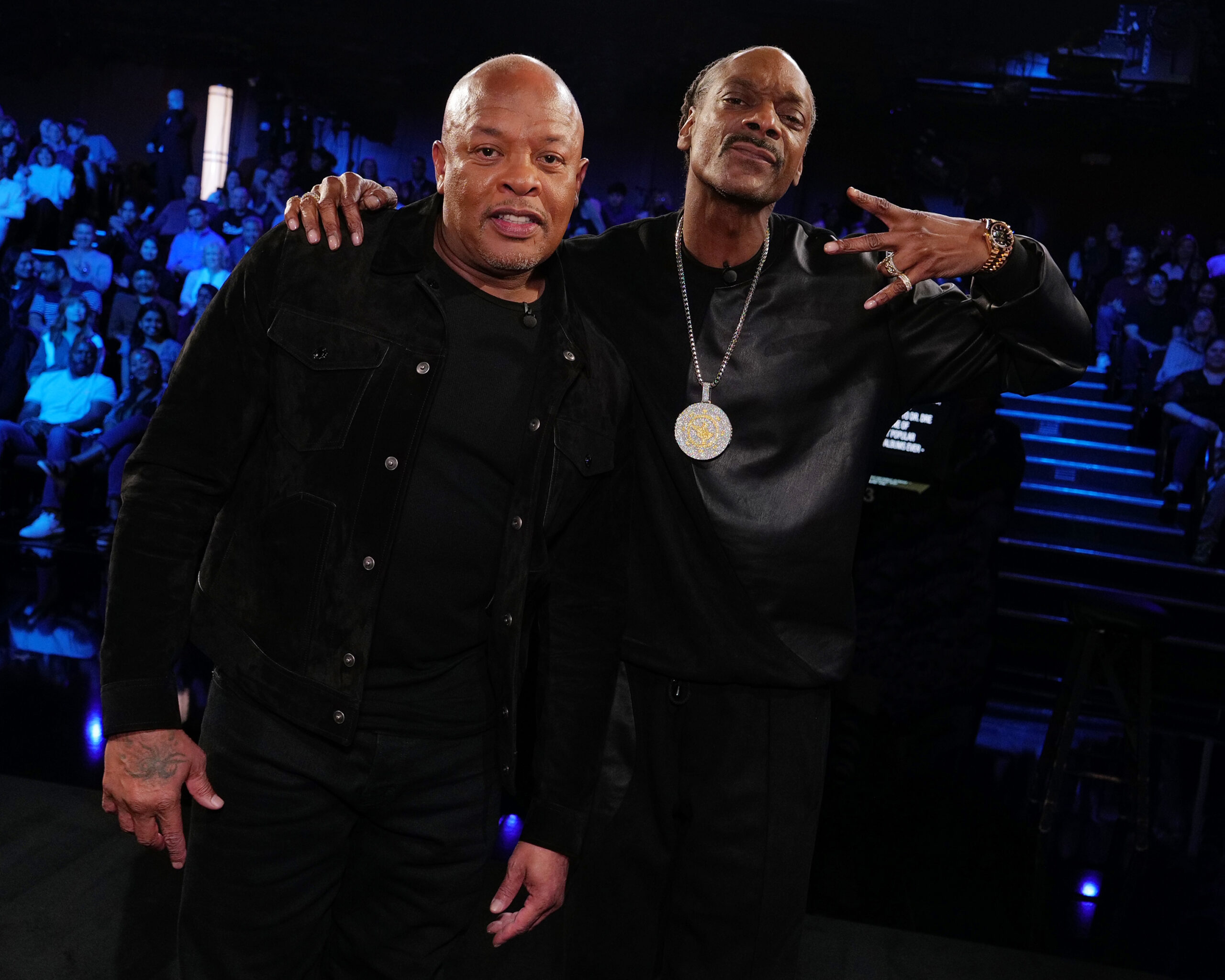 Dr. Dre and Snoop Dogg, collaborators behind the Still G.I.N. brand.