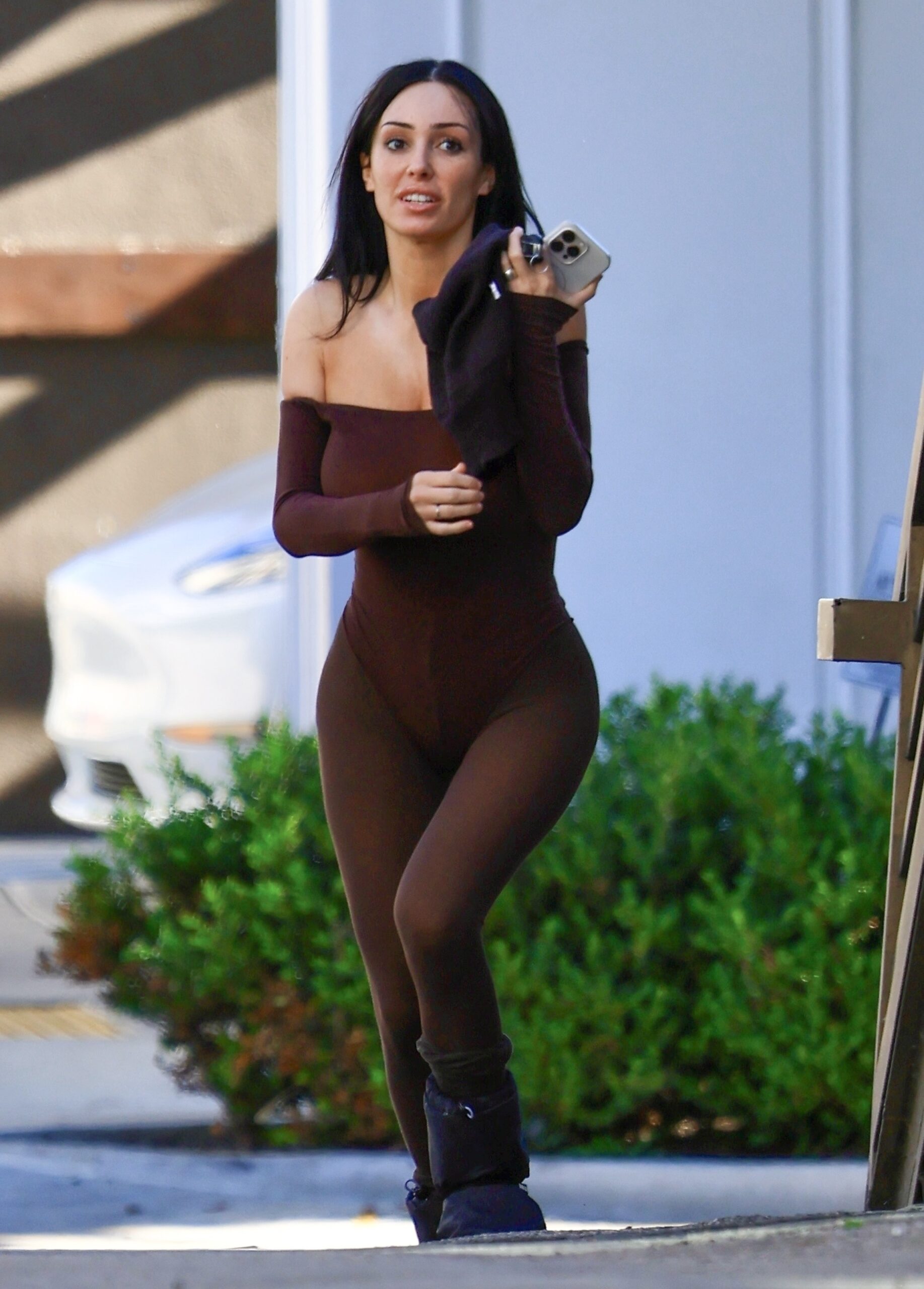 Bianca Censori, who recently launched a jewelry line inspired by medical tools like scalpels and speculums.