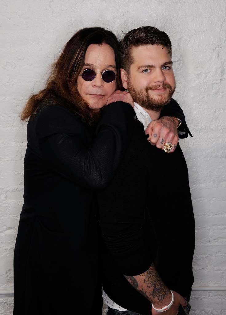 Ozzy Osbourne with his son Jack Osbourne at the 2011 Tribeca Film Festival.