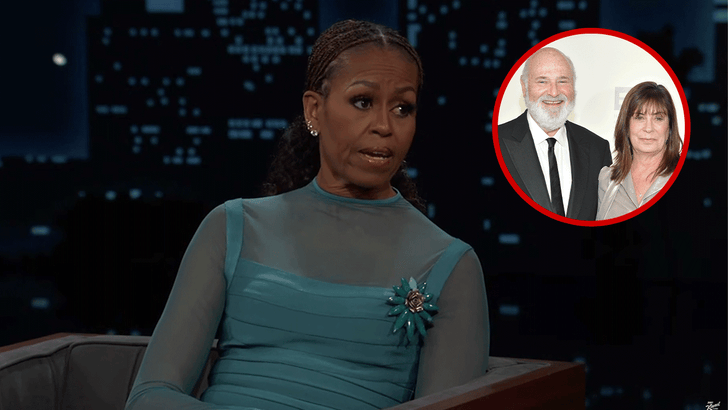 Michelle Obama on Jimmy Kimmel Live discussing planned visit with the Reiners