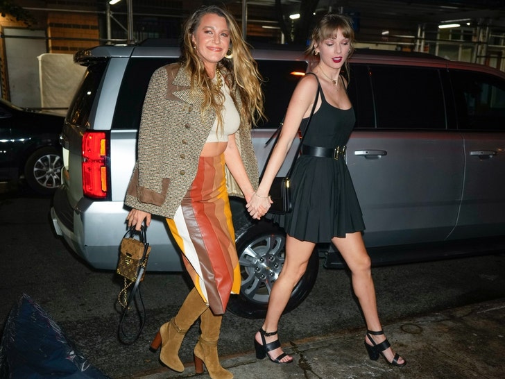 Taylor Swift and Blake Lively together at a past public outing (Getty, 2024)