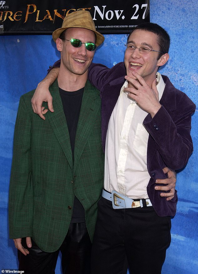 Joseph Gordon-Levitt with his late brother Dan Gordon-Levitt; the pair co-founded HitRecord