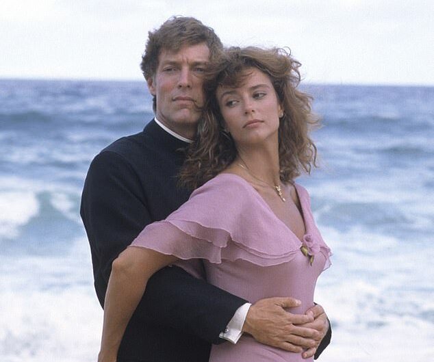 Rachel Ward and Richard Chamberlain in The Thorn Birds (1983).