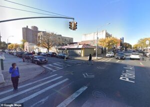 Intersection of Watkins Street and Pitkin Avenue in Brownsville, Brooklyn, where Kianna Underwood was reportedly struck