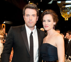Ben Affleck and Jennifer Garner at the Screen Actors Guild Awards; Garner later joked he played Beyonce's "Halo" nonstop while making The Town.