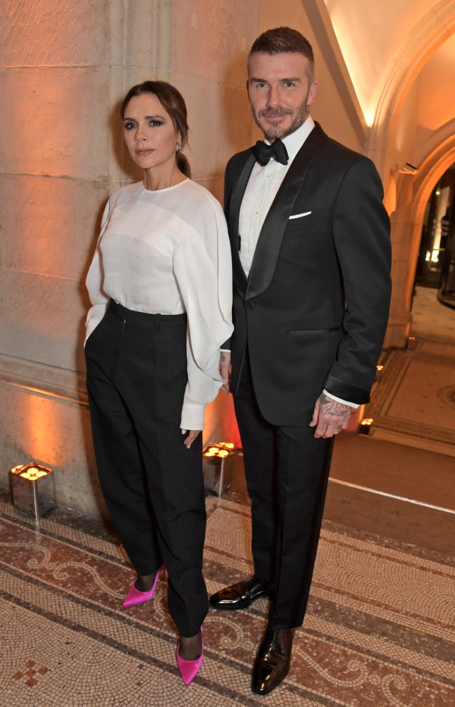 Victoria and David Beckham at The Portrait Gala.