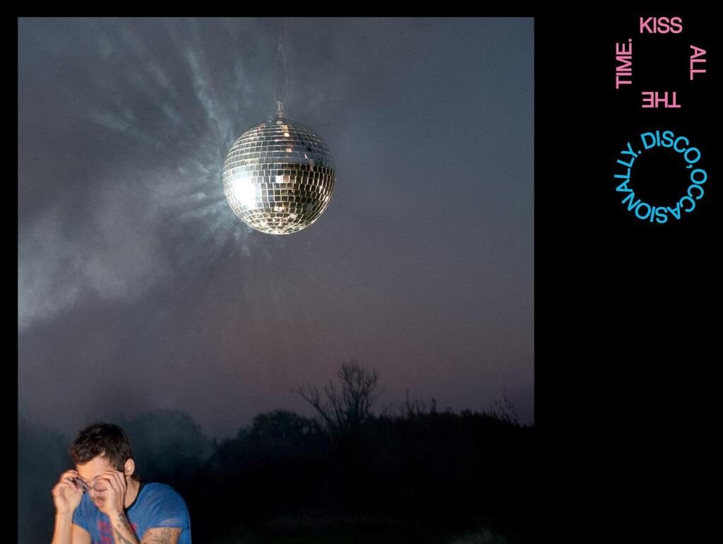 Cover art for Harry Styles' upcoming album 'Kiss All the Time. Disco, Occasionally.'