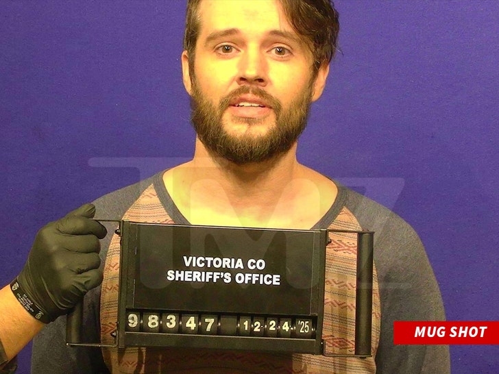 Booking photo of Matt Prokop after his arrest in Victoria County, Texas