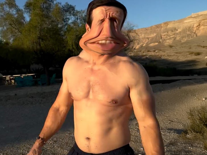 Scrambled celebrity face teaser image; clues point to Mark Wahlberg.