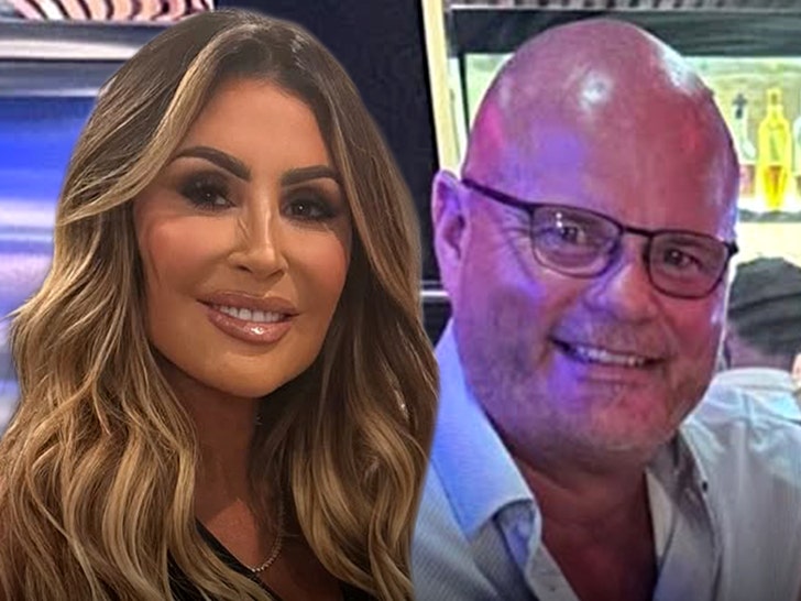 Rachel Uchitel and Dan Donovan during their Palm Beach backyard wedding, shared via Instagram (@racheluchitelnyc @ddonovan5050).