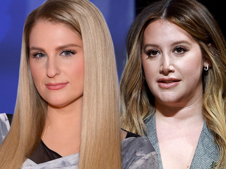 Composite of Meghan Trainor and Ashley Tisdale (Getty Composite)