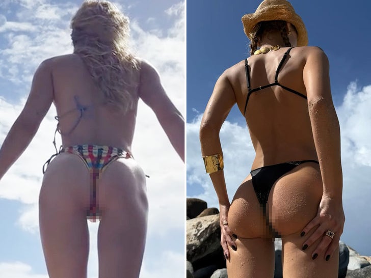 Close-up Instagram image of a woman's backside used by a celebrity site for a 'guess who' gallery.