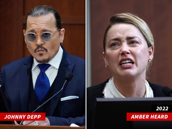 Courtroom scene from the Depp-Heard 2022 defamation trial (Getty)