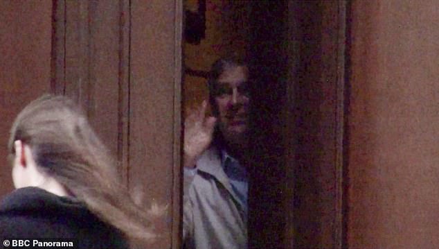 Former prince Andrew Mountbatten-Windsor pictured at the door of Epstein's New York home, waving goodbye to Katherine Keating, daughter of a former Australian PM - DailyMailUS