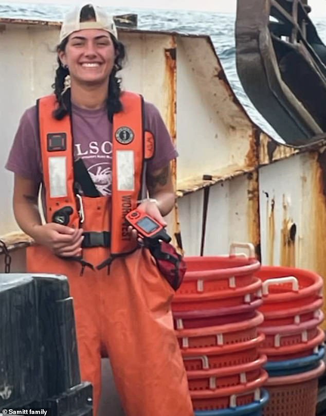 Jada Samitt, 22, a NOAA fisheries observer who was aboard the Lily Jean.