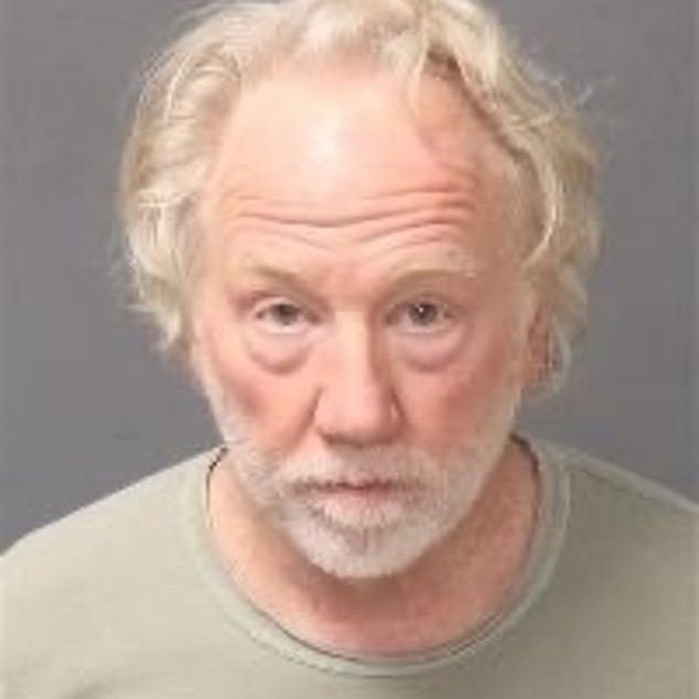 Timothy Busfield poses for a mugshot after turning himself in to Albuquerque, New Mexico, law enforcement officials - DailyMailUS