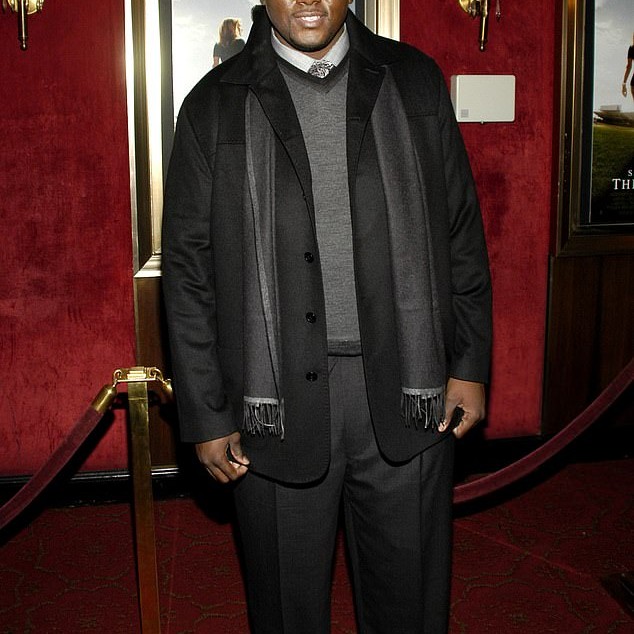 Actor Quinton Aaron has been in an Atlanta hospital for nearly two weeks after suffering a devastating spinal stroke on January 23 - DailyMailUS