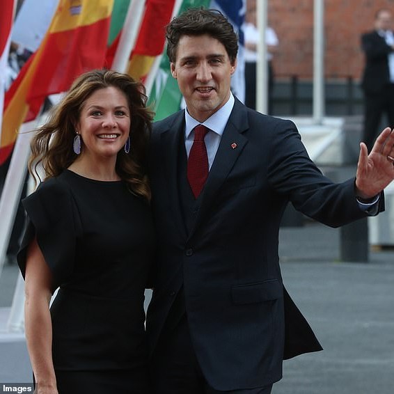 Sophie and former Canadian Prime Minister Justin Trudeau announced the separation in matching Instagram posts in August 2023 after 18 years of marriage - DailyMailUS