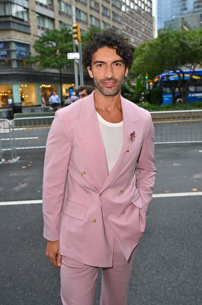 Justin Baldoni at the It Ends With Us premiere in New York City on August 6, 2024.
