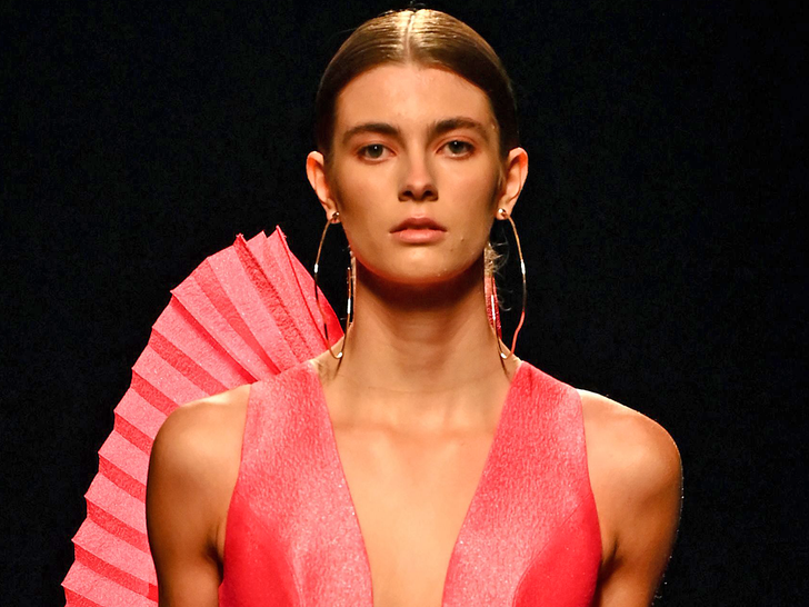 Cristina Perez Galcenco at a runway show (Getty)